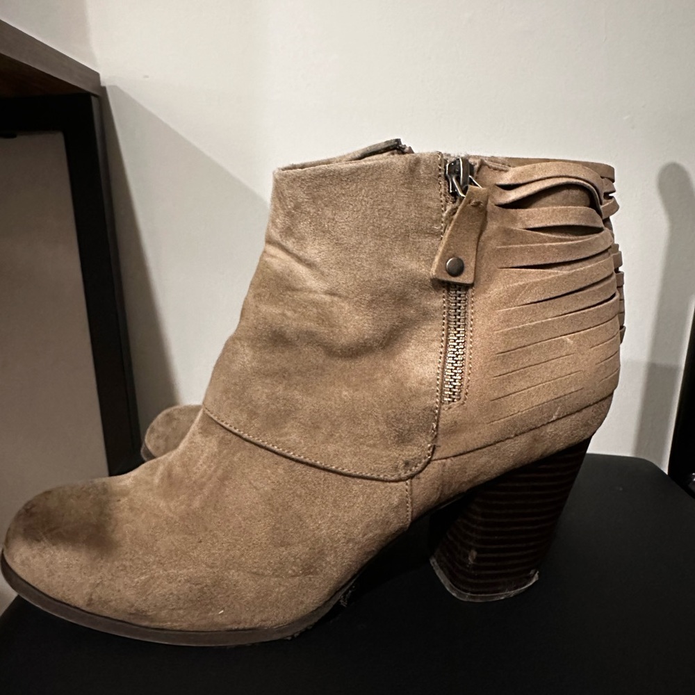 Tan Suede Ankle Boots
